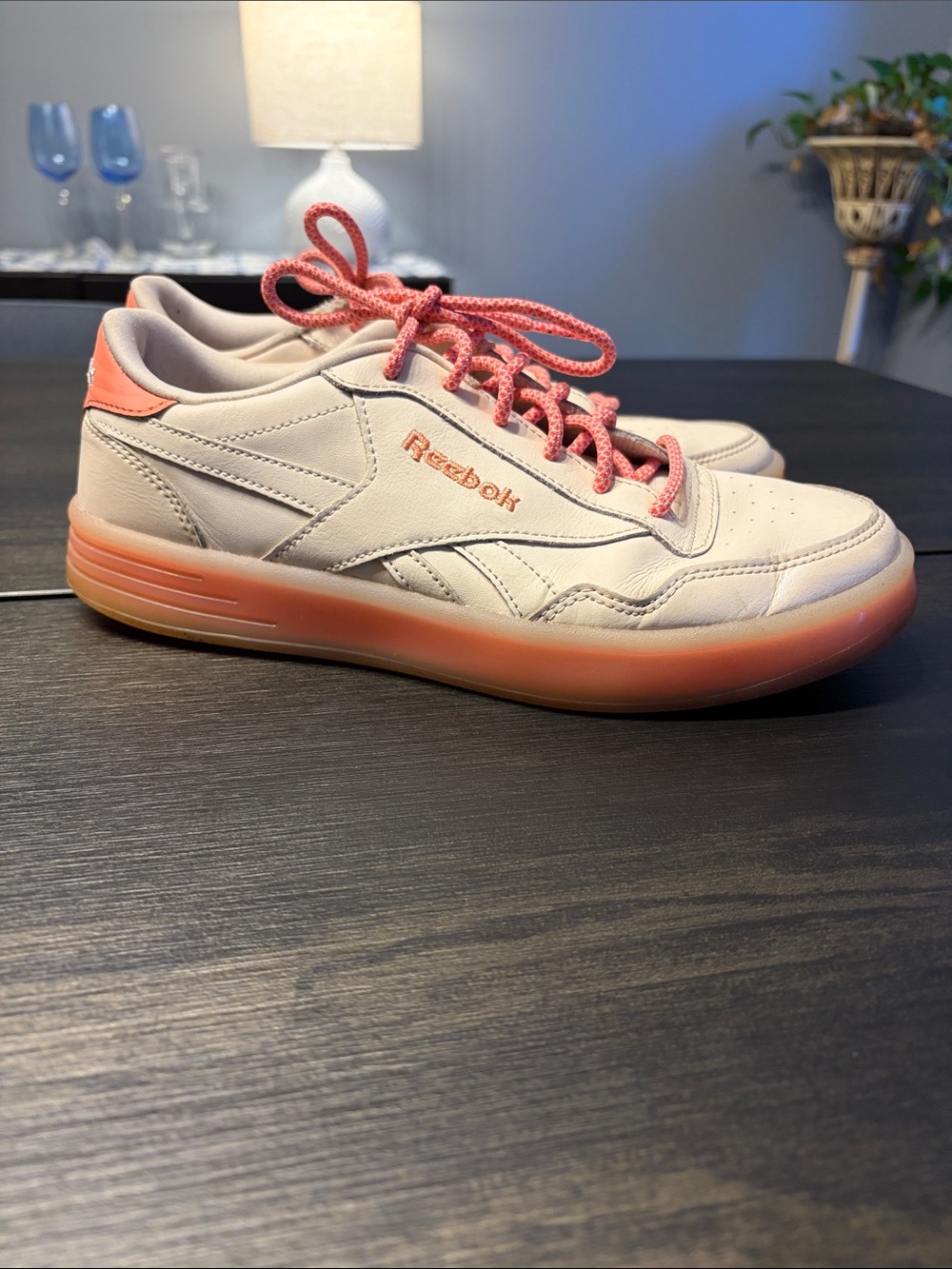 Reebok Club C Legacy “Chalk/Aura Orange” (Style Code H68008)